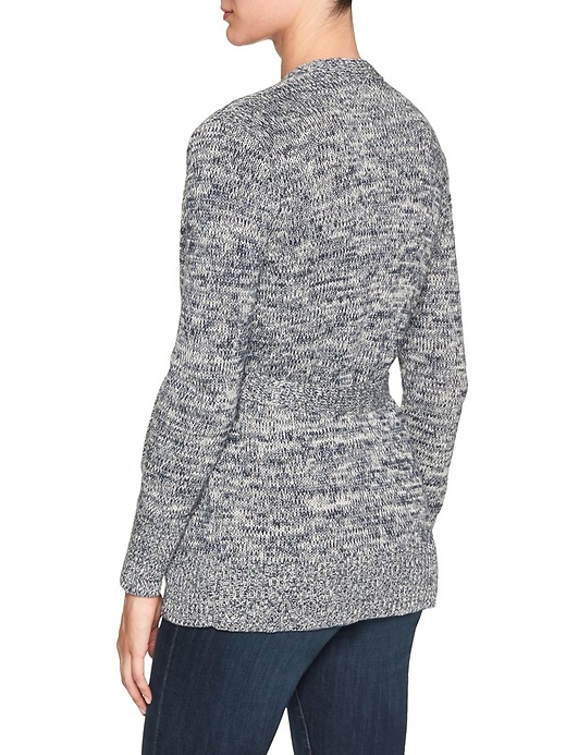Image number 2 showing, Marled open-front cardigan