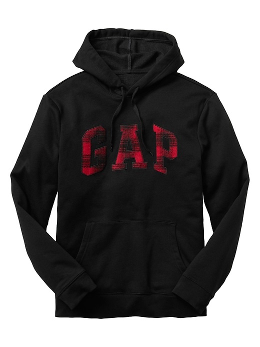 Image number 2 showing, Plaid arch logo hoodie