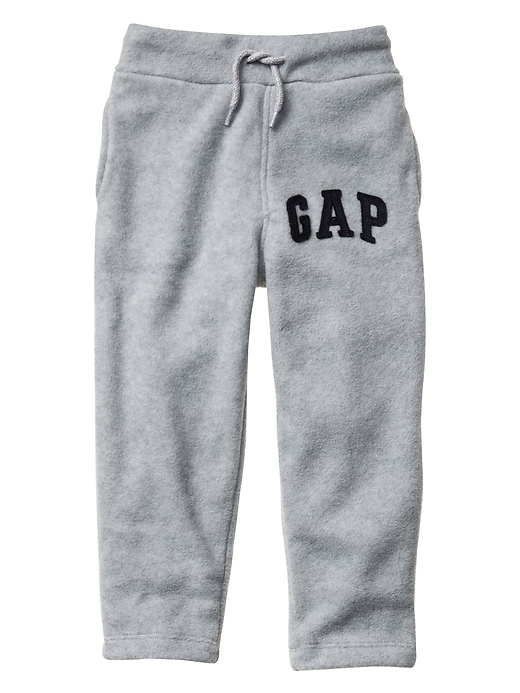 View large product image 1 of 1. Microfleece logo joggers