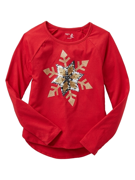 Image number 4 showing, Flippy sequin long-sleeve tee