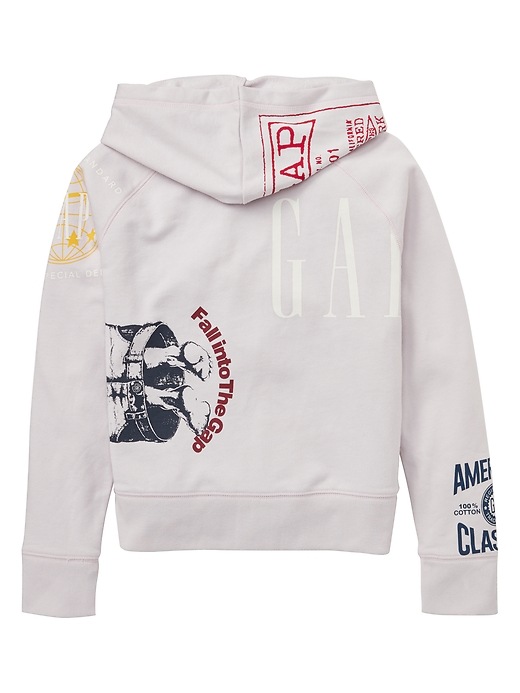 Image number 2 showing, Gap Logo Remix Hoodie in French Terry
