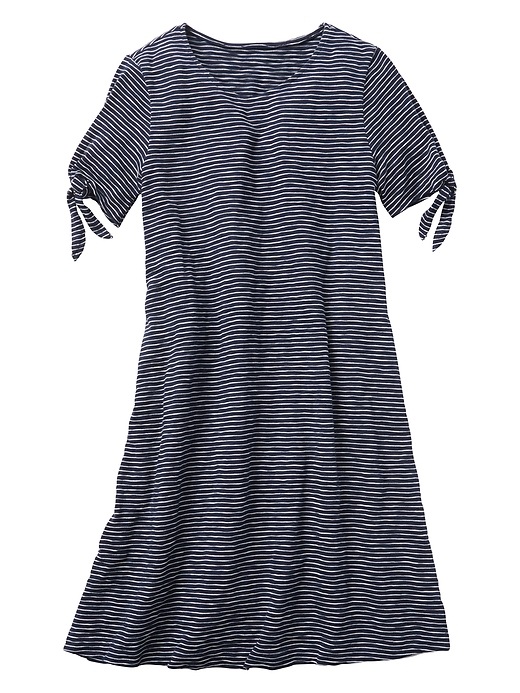 Image number 3 showing, Open-Sleeve Swing Dress in Jersey