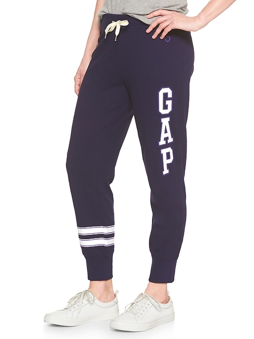 View large product image 1 of 1. Logo Joggers in French Terry