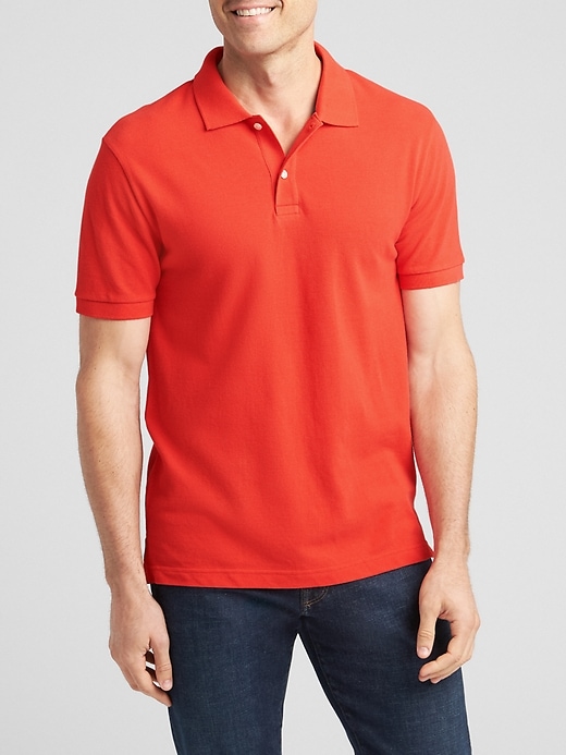 Image number 6 showing, Short Sleeve Pique Polo