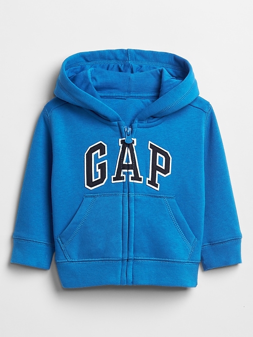 View large product image 1 of 1. babyGap Gap Logo Zip Hoodie