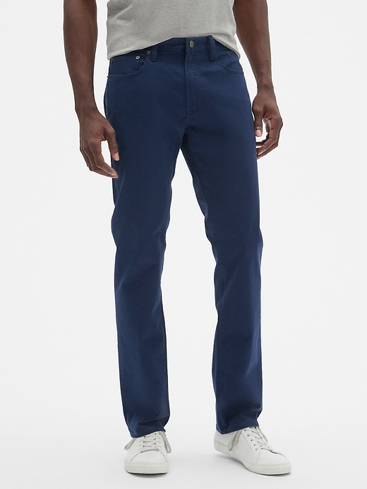 Image number 5 showing, GapFlex Twill Pants in Slim Stretch