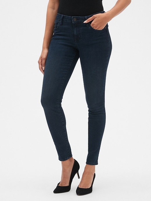 Image number 1 showing, Mid Rise Sculpted Legging Jeans