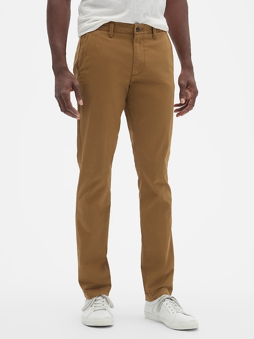 Image number 8 showing, Lived-In Khakis in Skinny Fit with GapFlex
