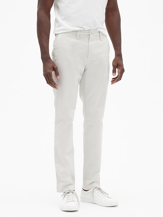 Image number 7 showing, Lived-In Khakis in Slim Fit with GapFlex