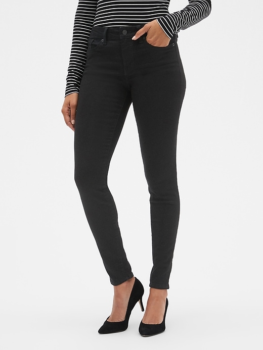 Image number 1 showing, Mid Rise Sculpted Legging Jeans