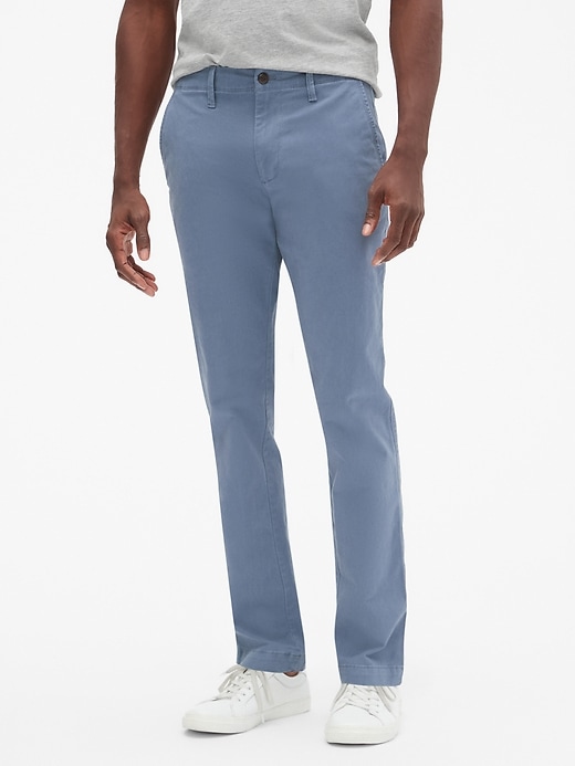 Image number 9 showing, Lived-In Khakis in Slim Fit with GapFlex