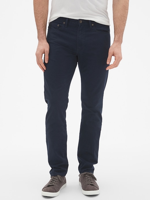 Image number 8 showing, GapFlex Twill Pants in Slim Stretch
