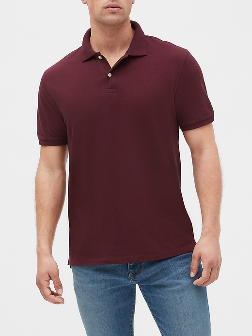 Image number 7 showing, Short Sleeve Pique Polo