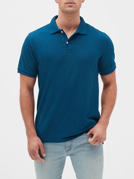Image number 8 showing, Short Sleeve Pique Polo