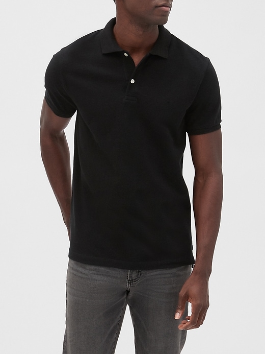 View large product image 1 of 1. Pique Polo Shirt