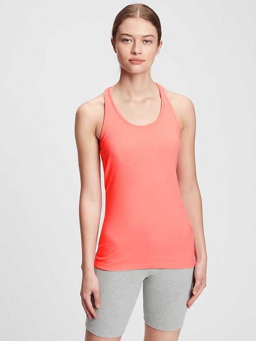 View large product image 1 of 1. Ribbed Support PJ Tank Top