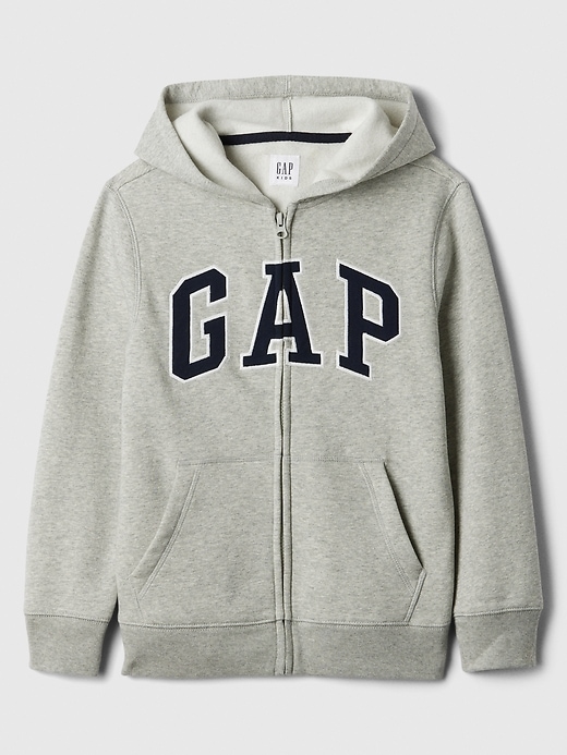 View large product image 1 of 1. Kids Gap Logo Zip Hoodie
