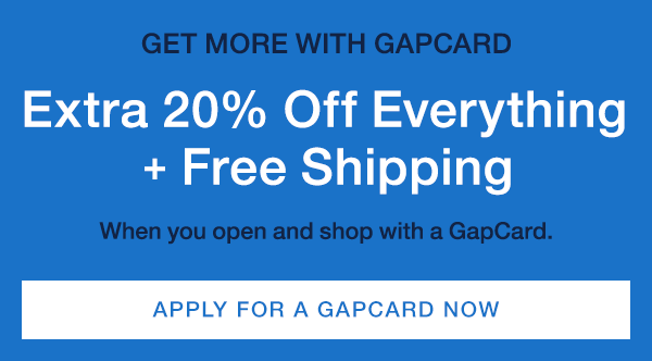 gap factory free shipping with gap card