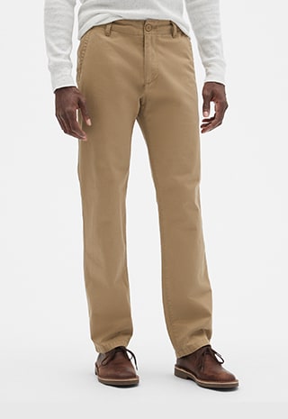 gap lived in tapered khaki
