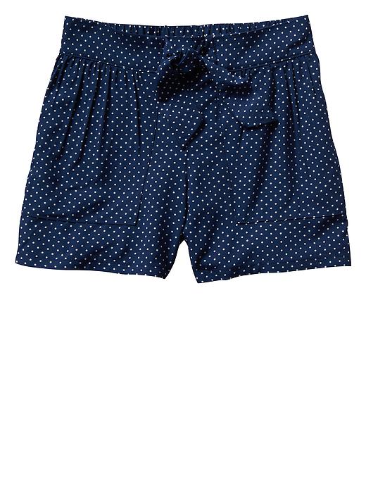 1 of 8 showing, with the color mint dot girl of product Factory tie dot shorts