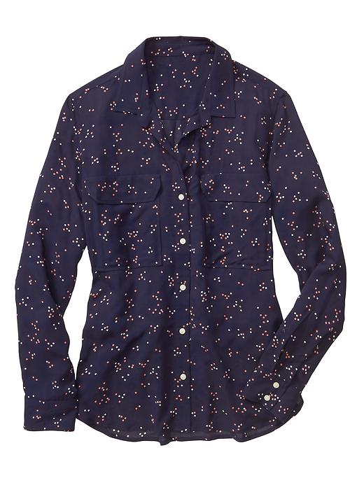 Image number 2 showing, Factory print two-pocket shirt