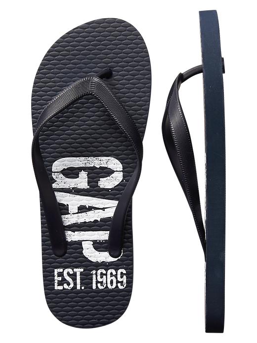 View large product image 1 of 1. Gap Logo Flip Flops