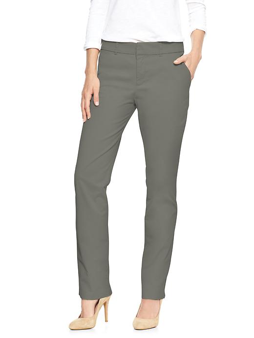 View large product image 1 of 1. Straight khakis