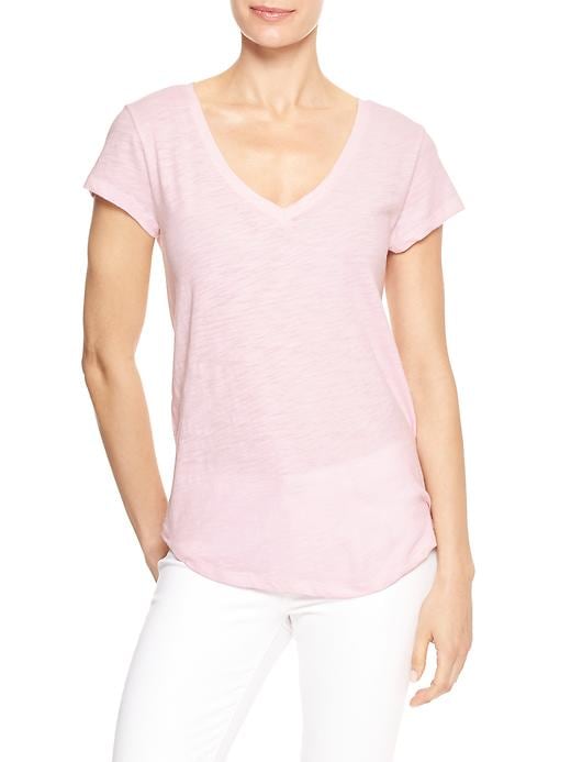 View large product image 1 of 1. Easy v-neck tee