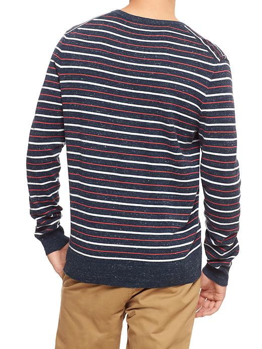 Image number 3 showing, Stripe v-neck sweater