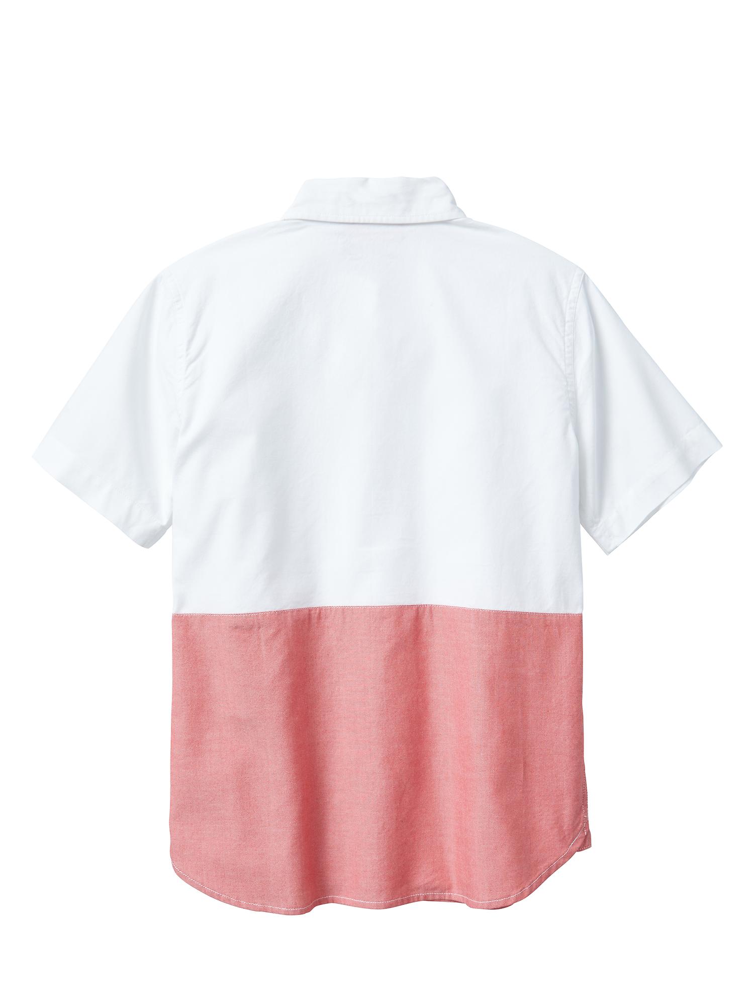 Factory colorblock oxford shirt | Gap Factory