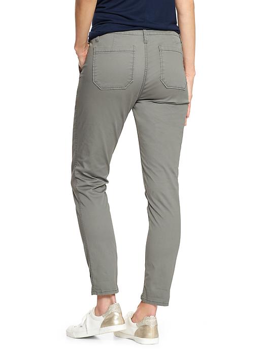 Image number 2 showing, Cropped girlfriend twill pants