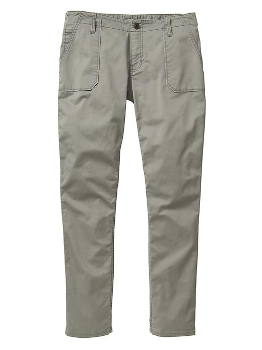 Image number 3 showing, Cropped girlfriend twill pants