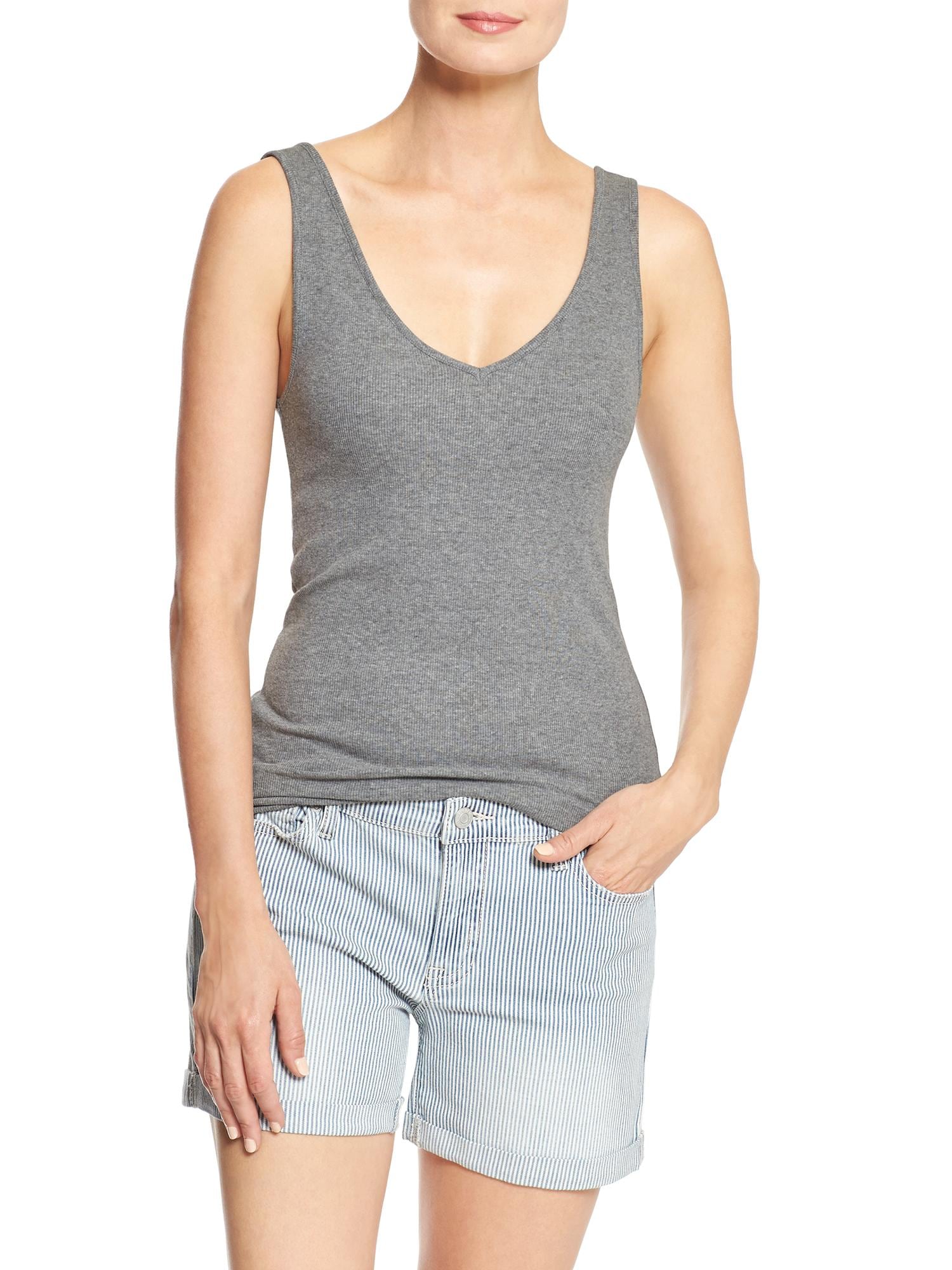 Valentina Double V Neck Tank main image 0
