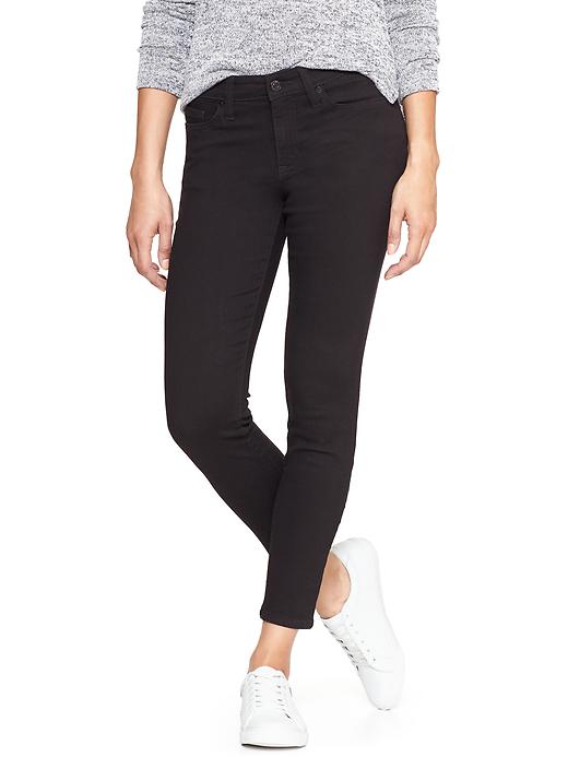 Image number 1 showing, Mid Rise Legging Skimmer Jeans