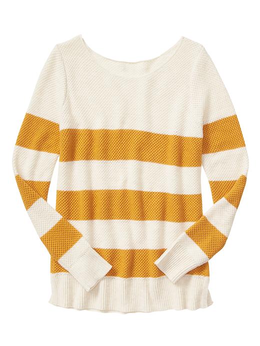 Image number 3 showing, Textured stripe boatneck sweater