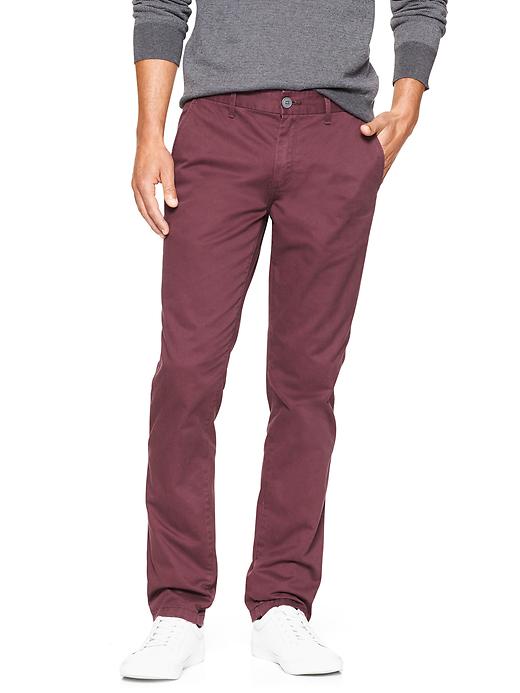 Lived-in slim fit khaki | Gap Factory