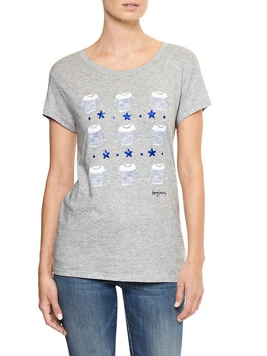 Image number 1 showing, Embellished graphic tee