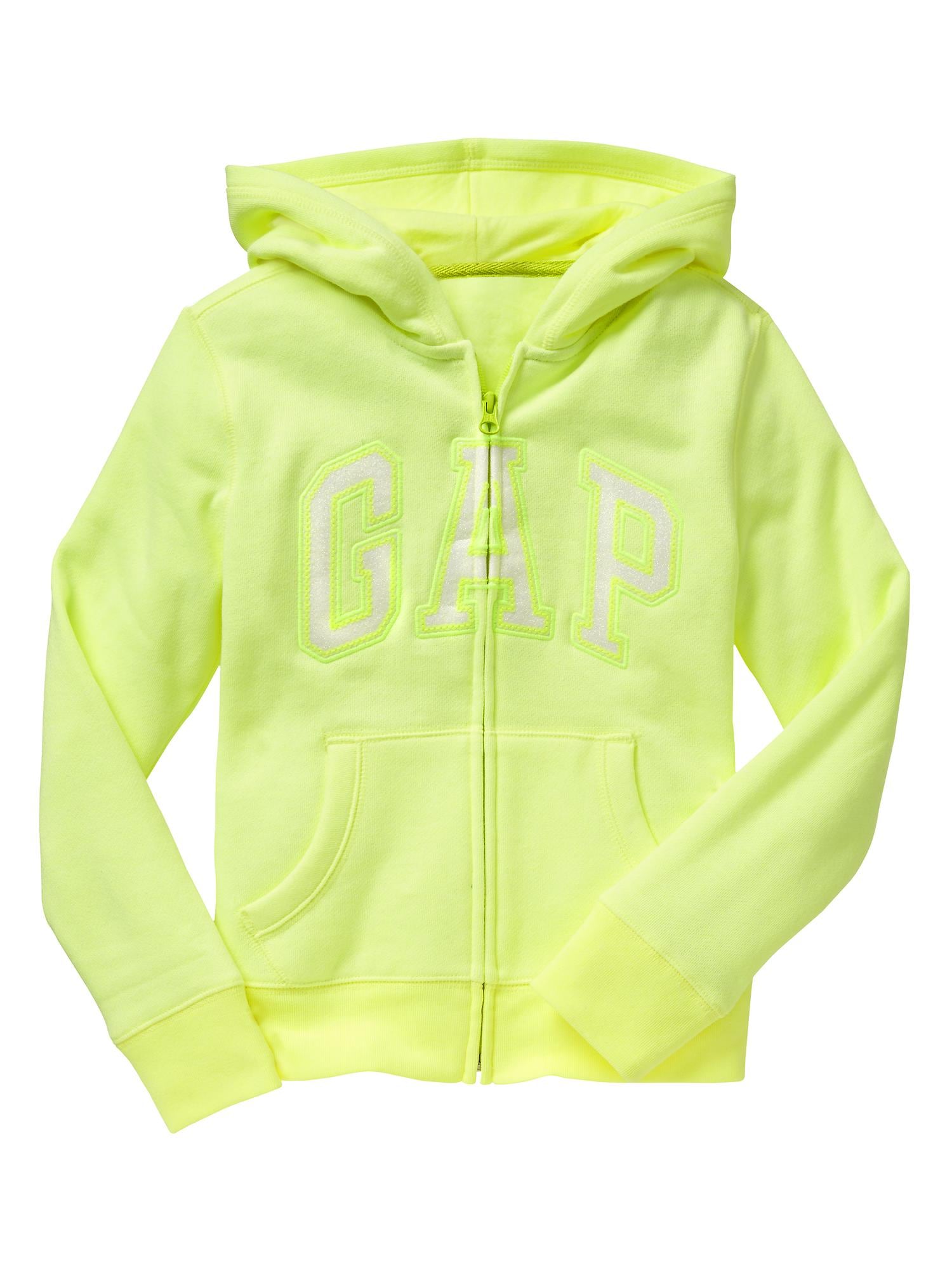 Kids Relaxed Gap Logo Print Zip Hoodie | Gap Factory