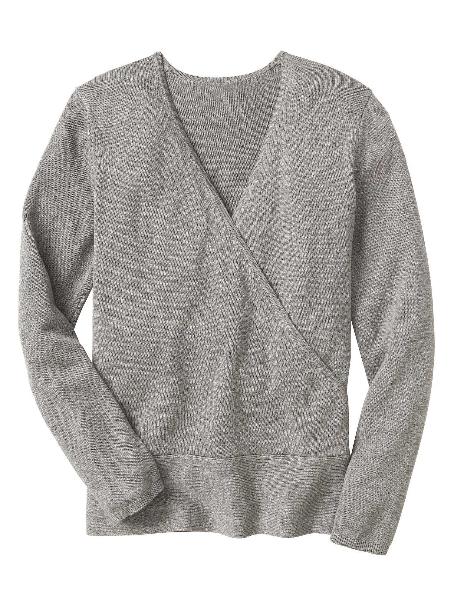 Crossover V-neck sweater | Gap Factory