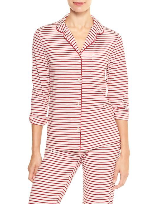 Print longsleeve sleep shirt Gap Factory