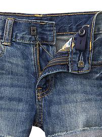 View large product image 3 of 3. Destructed denim shorts