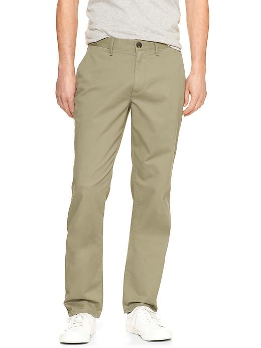 Image number 1 showing, Khakis in Straight Fit with GapFlex