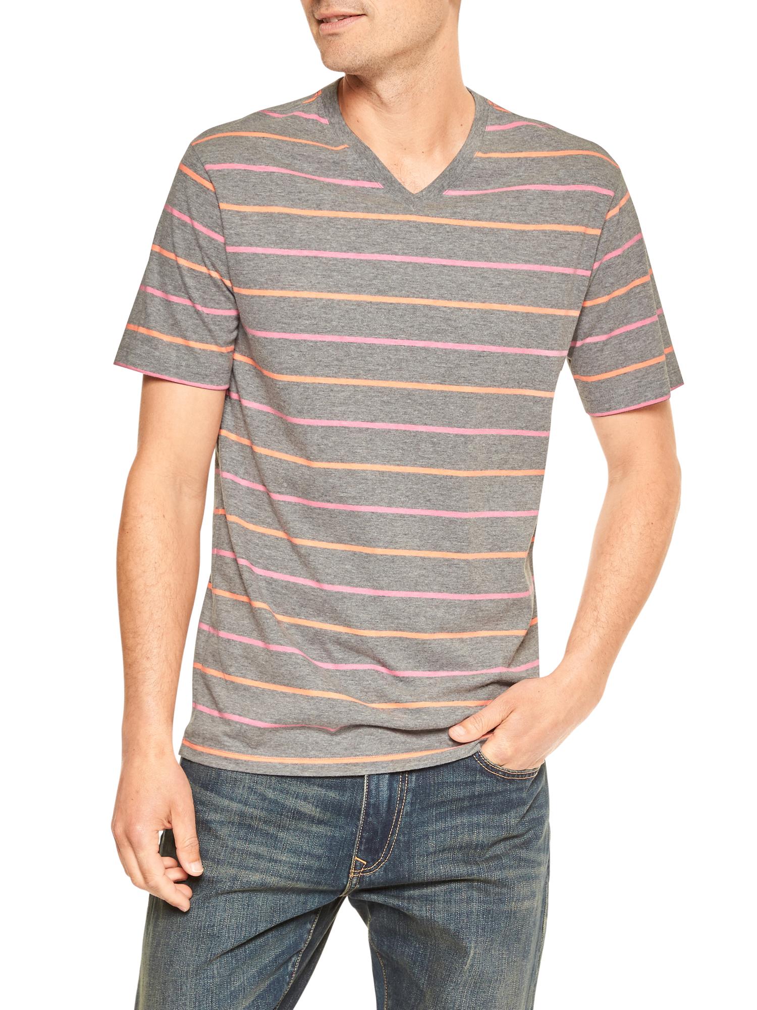 EDGECC STRIPE V-TEE main image 0