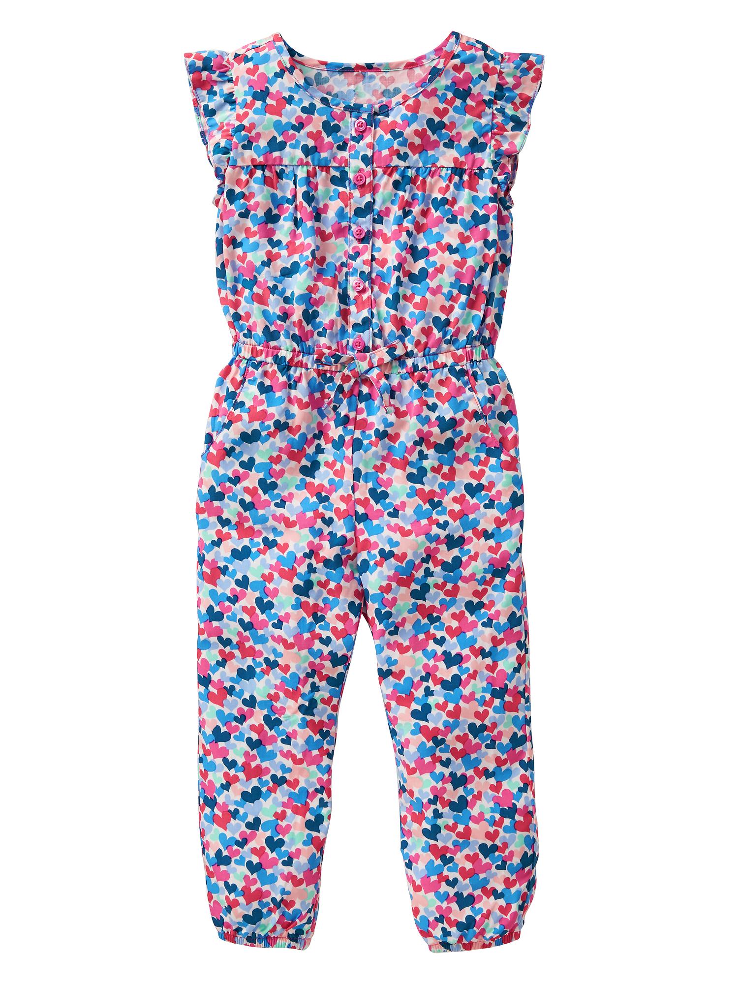 Print flutter jumpsuit Gap Factory