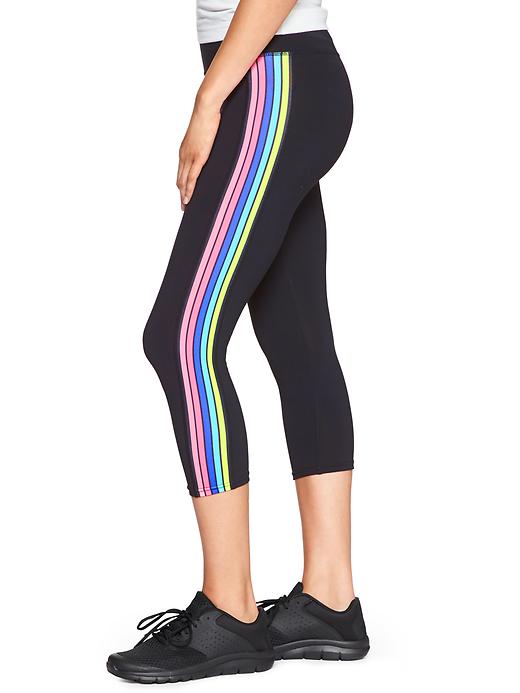 GapFit gFast sidestripe legging capris Gap Factory