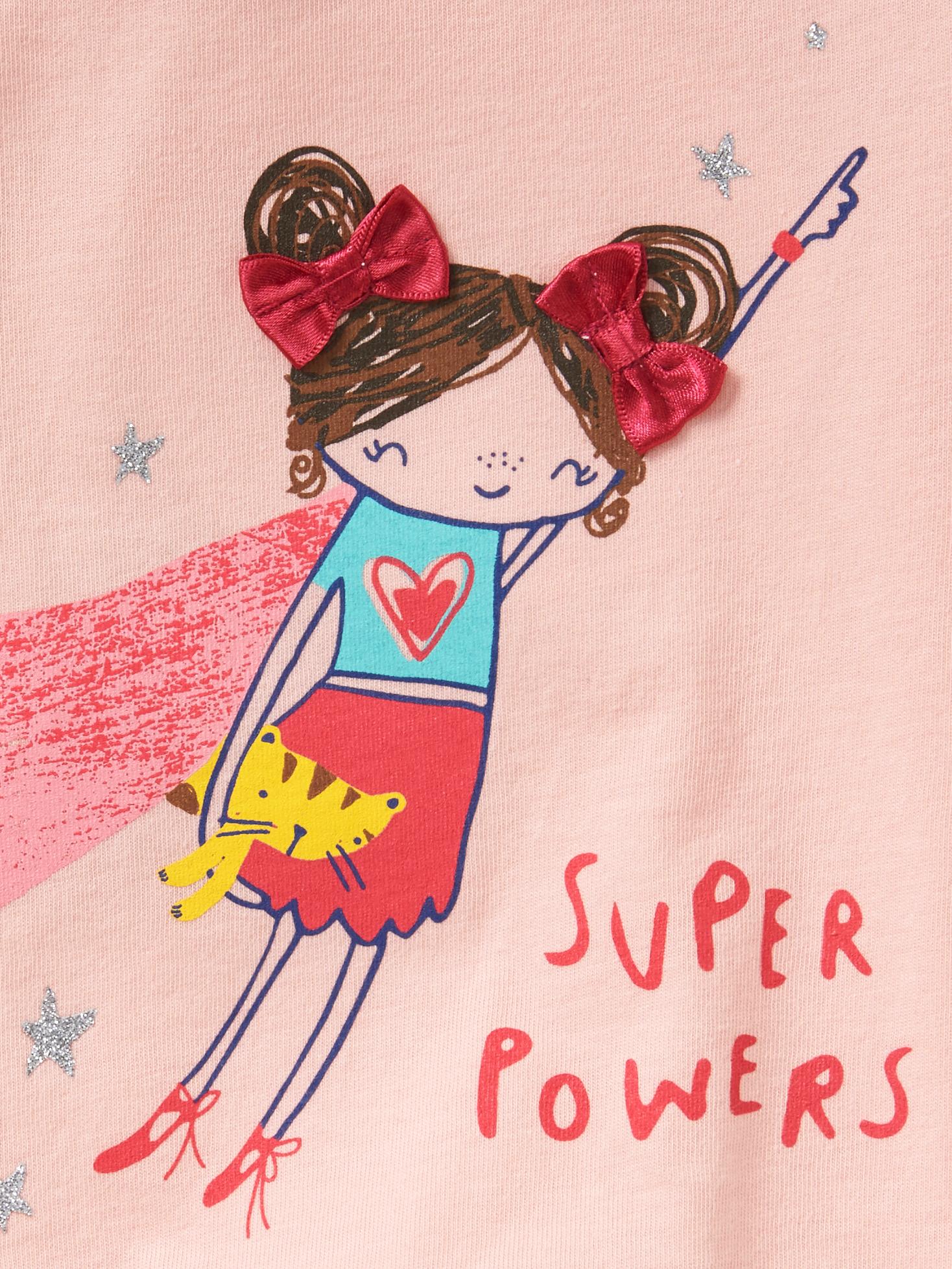 Embellished capsleeve graphic tee Gap Factory