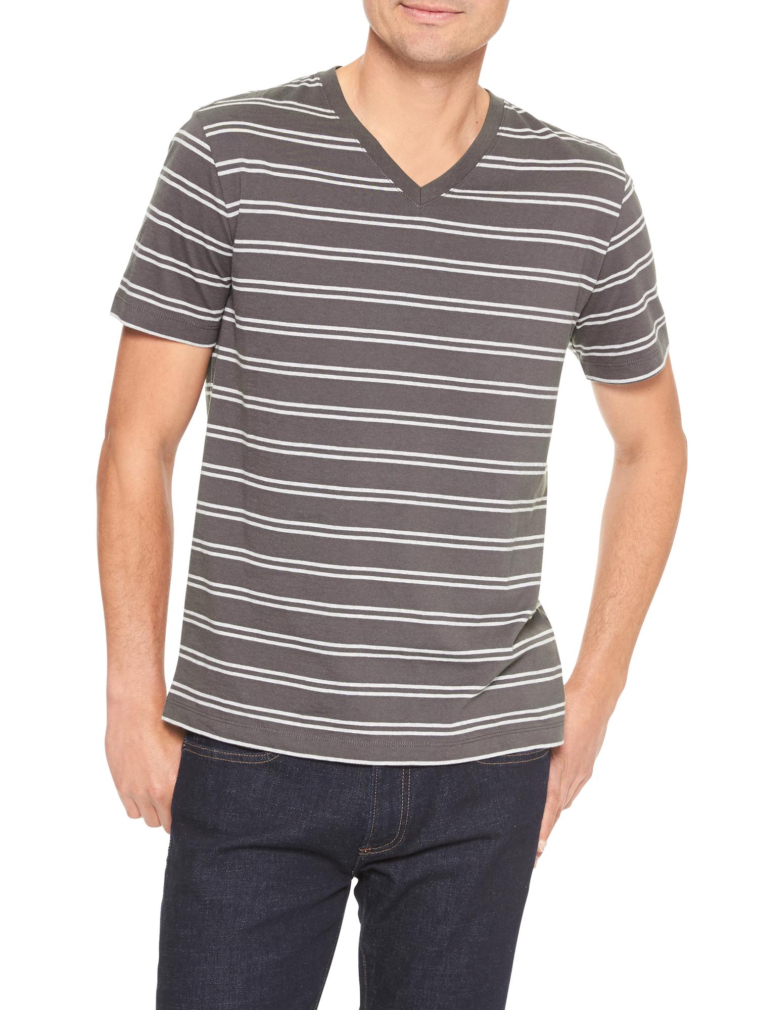 Everyday stripe V-neck tee | Gap Factory