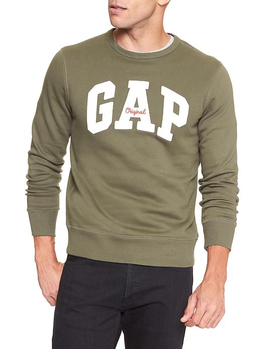 Image number 6 showing, Embroidered Gap Logo Crewneck Pullover