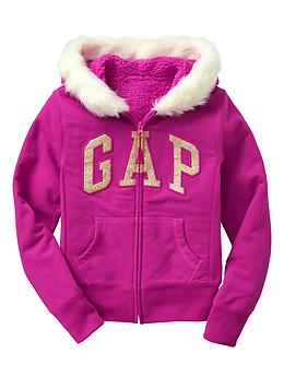 Cozy arch logo zip hoodie | Gap Factory