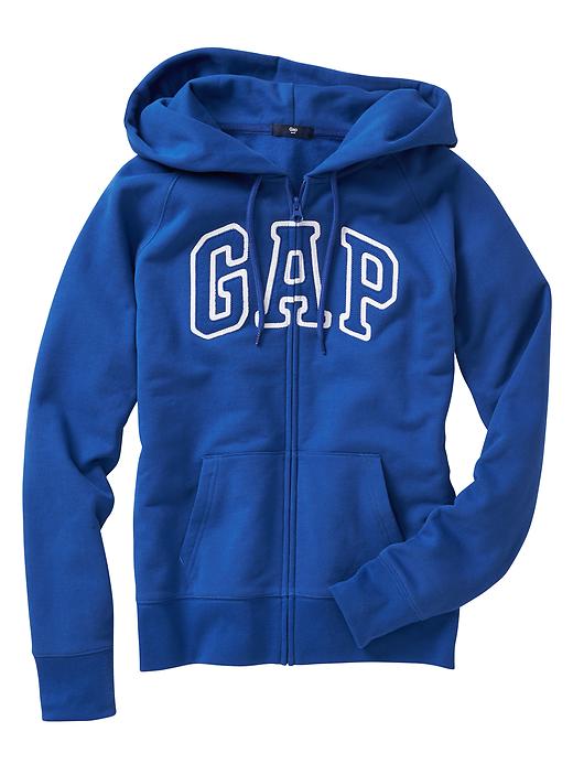 Image number 2 showing, Raglan arch logo zip hoodie